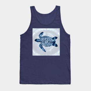 Loggerhead Turtle Tie Dye Mandala Tank Top